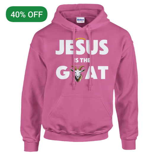 Azalea "Jesus is the GOAT" Unisex Pullover Hoodie | Gildan® 18500